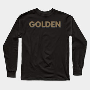 golden Long Sleeve T-Shirt